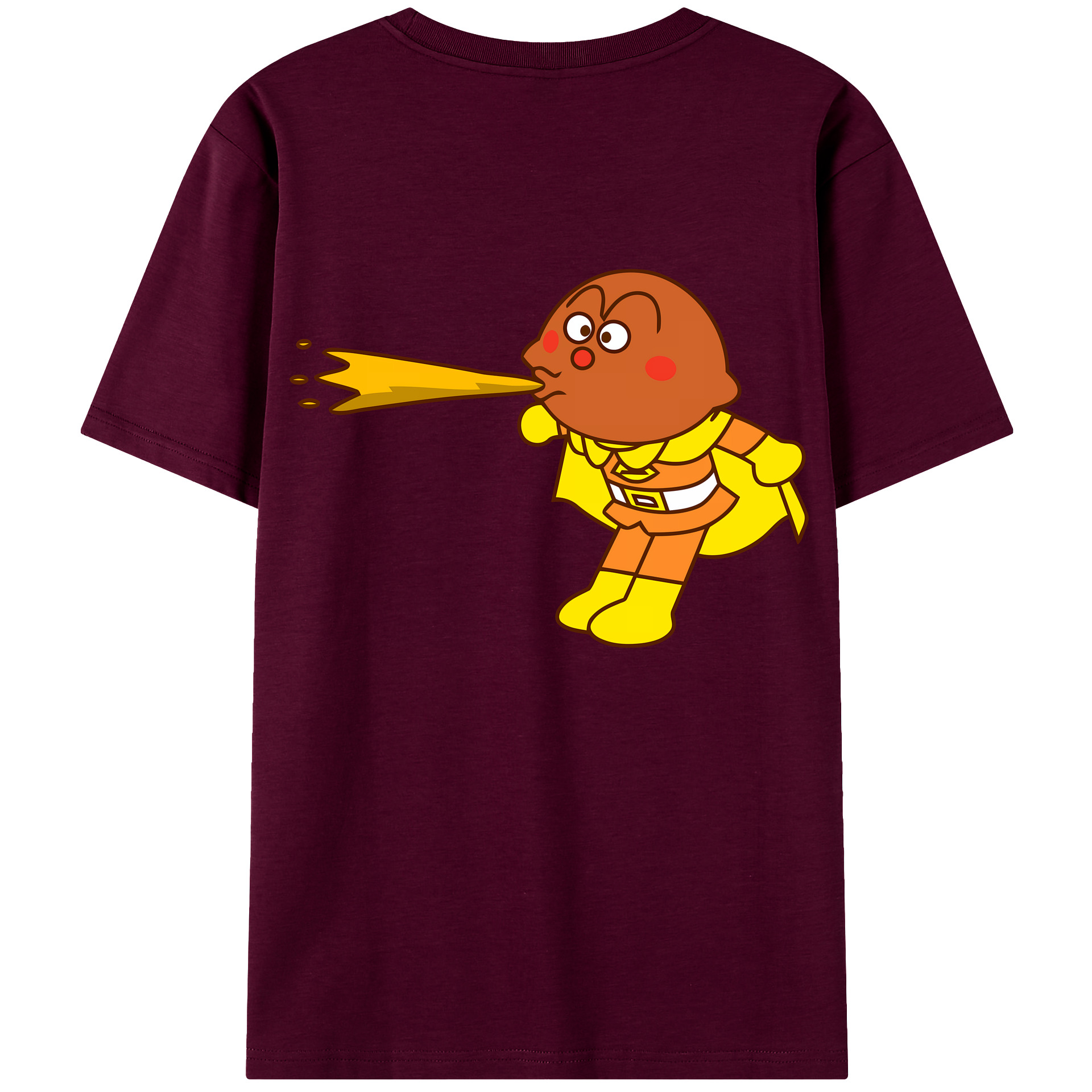 （画像用） アンパンマン Anpanman レディース半袖Tシャツ(バックプリント)